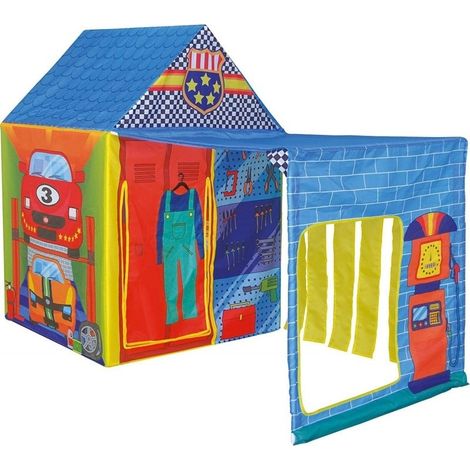 Tienda de campaña taller de coches de juguete - 150 x 75 x 110 cm