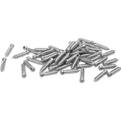 50 clous pour pneus neige M6x6mm destinés aux voitures de course, chariots élévateurs, motos et véhicules tout-terrain. (1/5)
