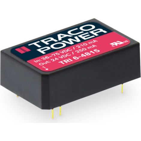 TracoPower TRI 6-2411 DC/DC-Wandler, Print 1.2 A 6 W Anzahl Ausgänge: 1 x Inhalt 1 St.
