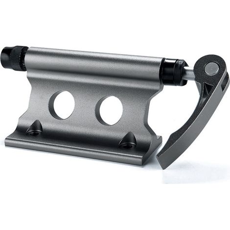 Support de fourche avant de vélo à dégagement rapide en alliage d'aluminium robuste avec roulements renforcés, support de fixation pour toit de voiture, fixation de fourche en titane foncé, taille uni (1/5)