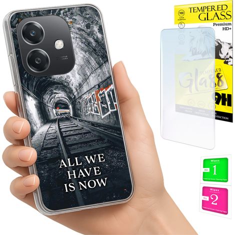 Custodia per Oppo A40 / A40m / A60 5G, cover fotografica, cover posteriore in vetro 9H. (1/5)