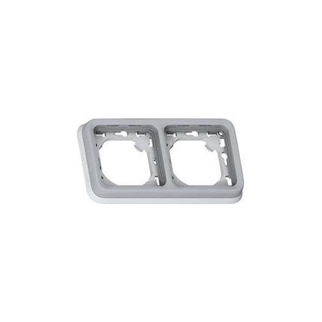 LEGRAND 069683 PLEXUS Scatola da incasso orizzontale 2 posizioni grigia