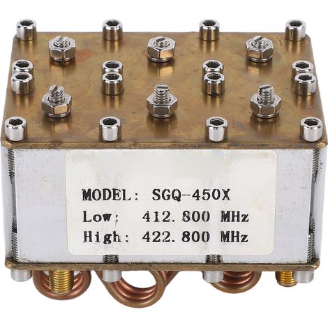 Filtre duplexeur UHF 10W 400-470MHz SMA femelle haute couverture pour répéteur radio (1/5)