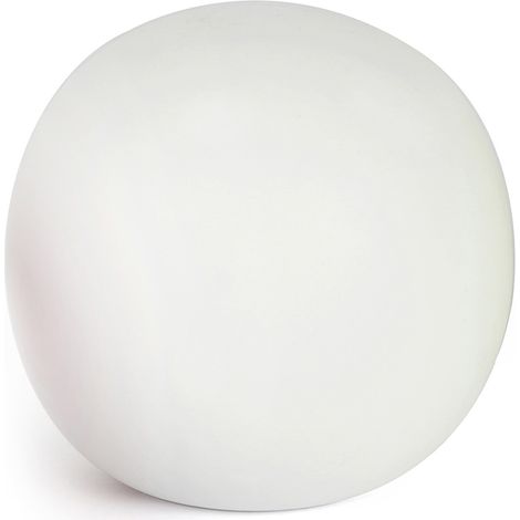 Pomo de madera con acabado blanco mate, dimensiones: 50x50x46mm Ø: 50mm -