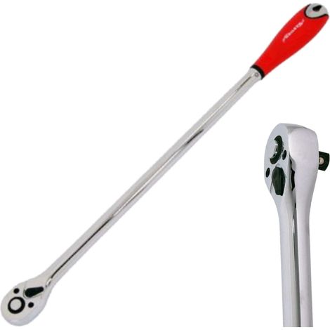 Neilsen Extra Long Reach Socket Ratchet Quick Release 72 Teeth 457mm 3/8"