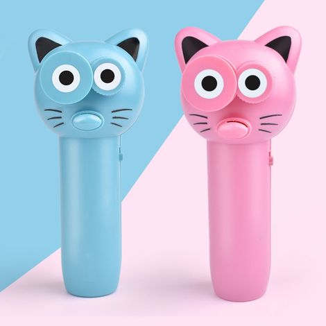 Elektrischer Seilwerfer für Katzen, originelles Anti-Stress-Spielzeug, mit Seilzug betrieben, blaue Verpackung, Seilfarbe zufällig (1/5)