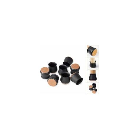 【Lastest】28Pcs Silicone de Chaise Pieds Protecteur, Silicone Chaise Casquettes Pieds, Embout de Chaise avec Antidérapant Feutre Empêchent les Rayures au sol et Réduisent le Bruit, Noir. - Crezuo (1/4)