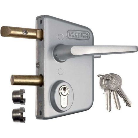 Cerradura con cilindro LOCINOX para perfil cuadrado 30-40-50 mm - LCKX30