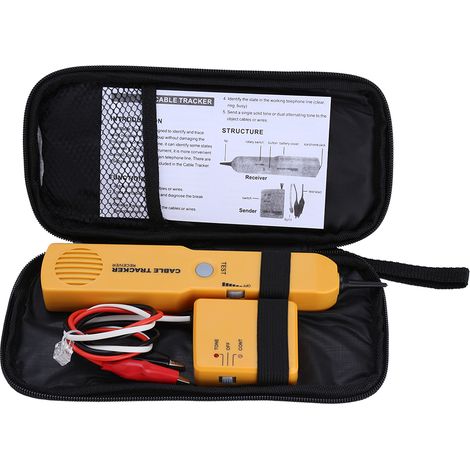 Testeur de câbles réseau RJ11 portable, détecteur de lignes de tonalité, outil de mise en réseau (1/5)