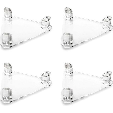 Acryl-Ballhalter für 4 Bälle – Geeignet für American Football, Basketball, Volleyball oder Fußbälle – Präsentationsständer oder Ballhalter (1/5)