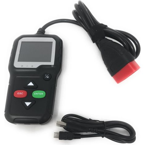 Scanner Diagnostico Per Auto Batteria Voltaggio Tester Codici OBD OBD2 EOBD PCM (1/4)