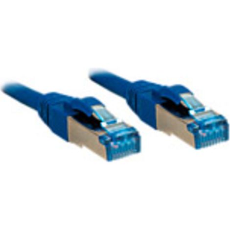 LINDY 47146 RJ45 Patchkabel CAT 6a S/FTP 0.50 m Blau 1 St.