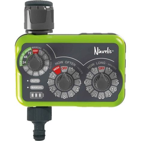 Programmateur d'irrigation analogique 2xAAA IP54