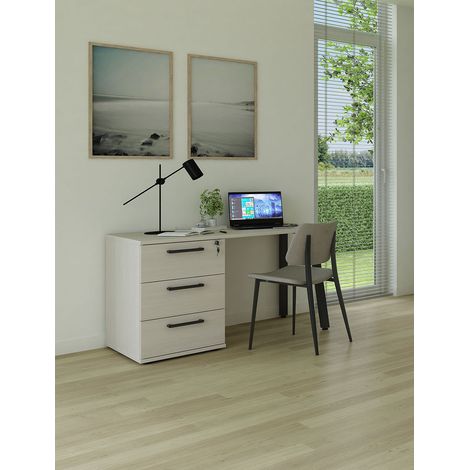 Bureau enfant contemporain chêne clair Lolita (1/5)