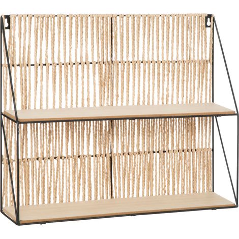 Étagère murale Sofia 48 x 40 cm corde et métal Atmosphera for Kids