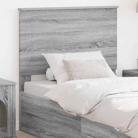Kopfteil Graues Sonoma 100 cm Holzwerkstoff