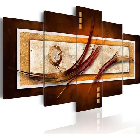 Quadro - Marrone irridiscente - 100x50 (1/4)