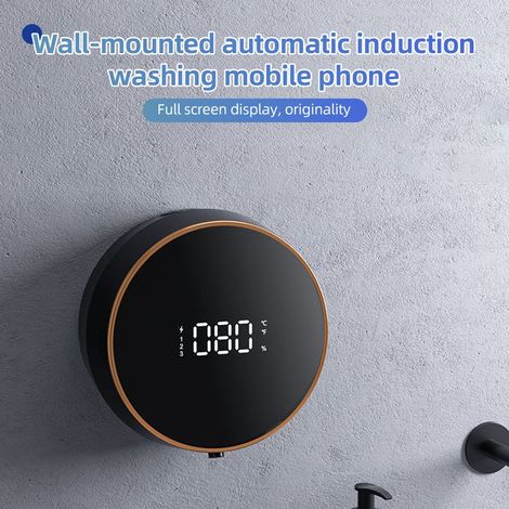 Automatischer Handdesinfektionsmittelspender, Seifenspender mit Infrarotsensor, Handdesinfektionsmittelspender für Bad und Küche, 300 ml – weiß