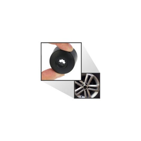20-teiliges Set zum Entfernen von 17-mm-Radmutternkappen, passend für Volkswagen Golf, Bora und Passat