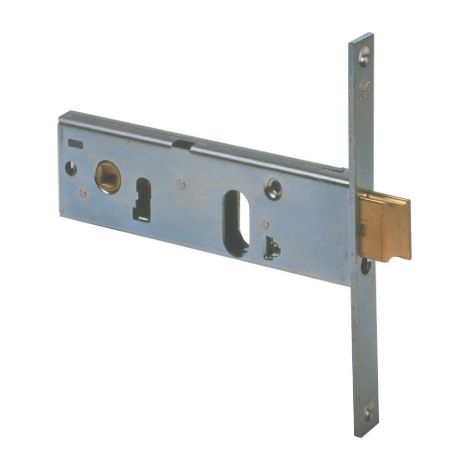 Serrure Cisa Art.44150 sans cylindre de pene re'versible et 2 tours inte'gre's distance 70 mm plastron 16 mm