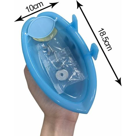 Bain d'oiseaux suspendu avec miroir, jouet de bain pour perroquet, perruche, cage, mangeoire de douche (1/5)