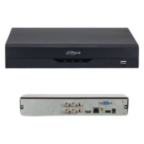 DAHUA XVR 4 canali AI WizSense4K I/O audio - XVR5104HS-4KL-I3/T (EU)