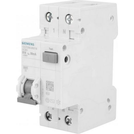 Interruttore differenziale 2P 16A B 0,03A tipo AC 6kA 5SU1356-0KK16