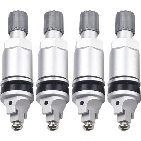 Soluzione completa per il monitoraggio della pressione degli pneumatici con 4 sensori TPMS sulla valvola, progettata per veicoli Toyota. (1/4)