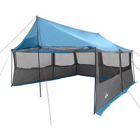 Tienda Familiar Azul 450 x 400 x 265 cm Poliéster y Acero