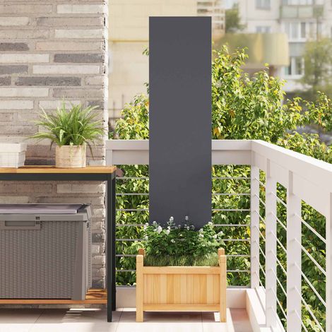 Teenpull – Garten Sichtschutz-Leinwand Anthrazit 32 x 140 cm (1/5)