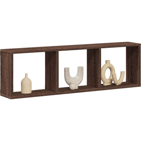 Wandschrank 100x16x30 cm Eichen-Optik Holzwerkstoff