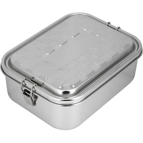 Einstöckige Bento-Box aus Edelstahl 304 für Schüler – Praktischer Lunchbehälter (1/5)