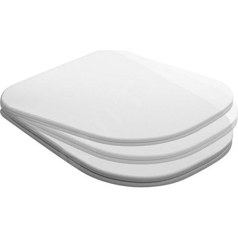 Sapho Kerasan Tribeca - Abattant WC, duroplast, SoftClose, blanc 519101 (1/5)