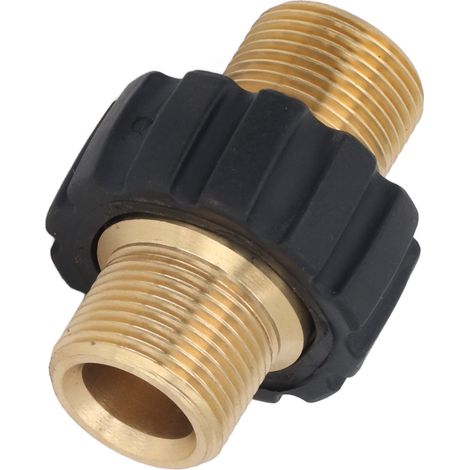Accessoires pour machines de nettoyage : tuyau d’eau haute pression, adaptateur de poignée pour pistolet à eau, tube d’extension en cuivre, adaptateur M22 vers M22. (1/5)
