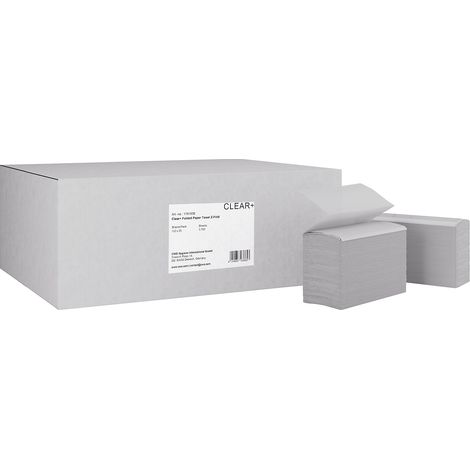 FRANKEL kaiserkraft, Serviettes pliées en Z, Clear+, 2 plis,