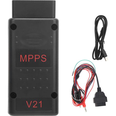 Interface de diagnostic OBD2 pour reprogrammation ECU automobile, câble USB inclus + logiciel sur CD (1/5)