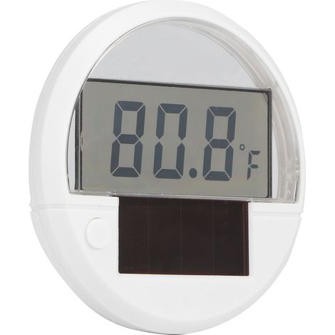 Mini thermomètre électronique solaire pour aquarium, accessoire de thermomètre numérique LCD (1/5)