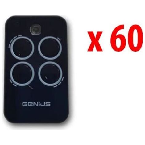 genius 60 x télécommande 4 canaux 433mhz jlc echo tx4 6100334 (1/3)