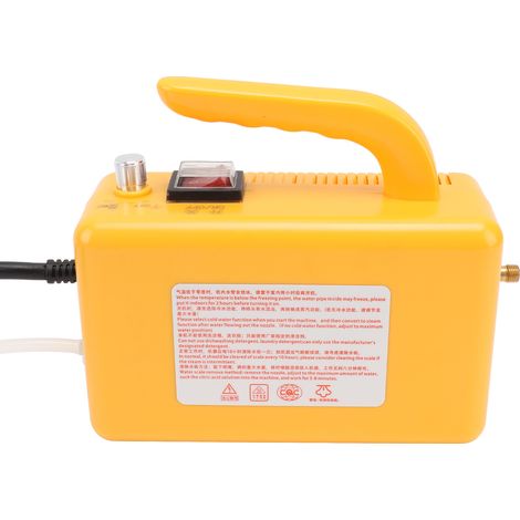 Nettoyeur Vapeur Haute Pression Portable 2600W, Appareil de Nettoyage à Haute Température Sans Réservoir pour Maison, Voiture et Cuisine – Prise UE 220V (1/5)