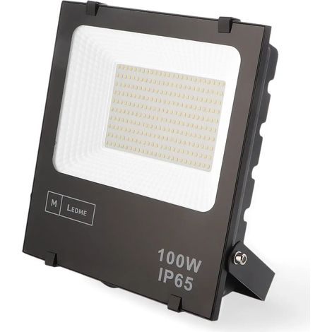 IluminaShop - Foco proyector LED SMD Sanan Pro 100W IP65 IK08 110Lm/W Blanco Frio 6000K (1/4)