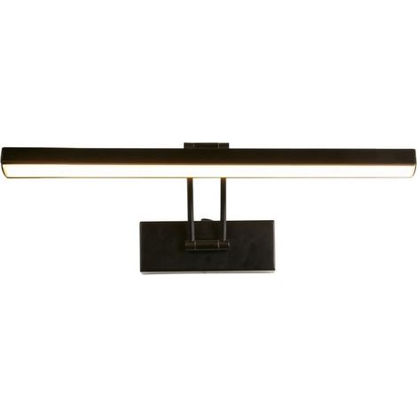 Searchlight Applique murale tableau 40cm métal noir Rhodes