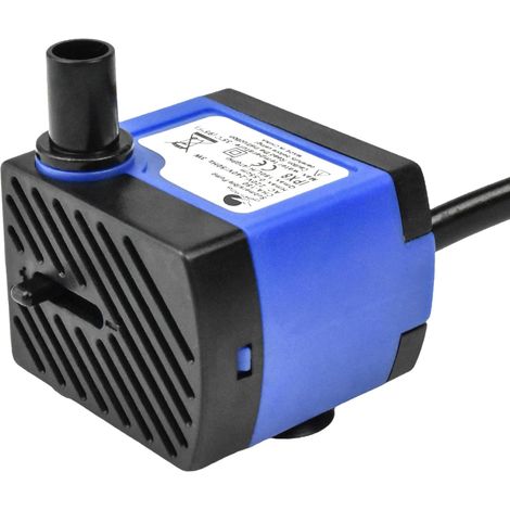 Mini-pompe de fontaine AC 220 V 3 W 47 GPH Pompe à eau submersible 1,8 ft de hauteur de refoulement pour petit aquarium (1/5)