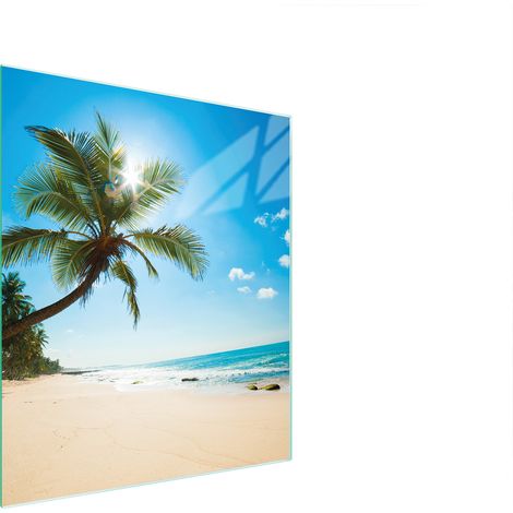 PLANCHE À DÉCOUPER EN VERRE 45x52 PLAGE (1/5)