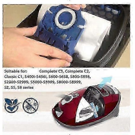 16 bolsas de repuesto para aspiradora Miele GN Airclean 3D Efficiency. Bolsas de repuesto para aspiradora Miele GN.