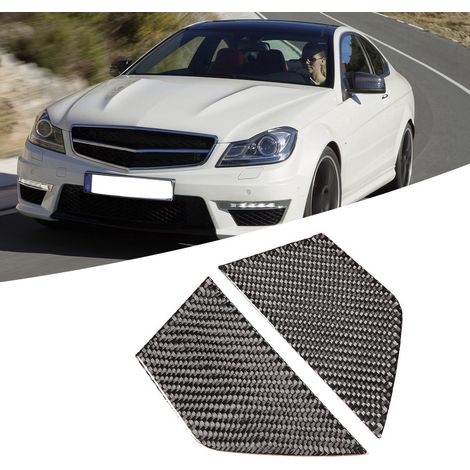 2 Stück Türverkleidungen für den Innenraum, weiche Echtcarbonfaser, passend für Mercedes W204 07-13 (1/5)