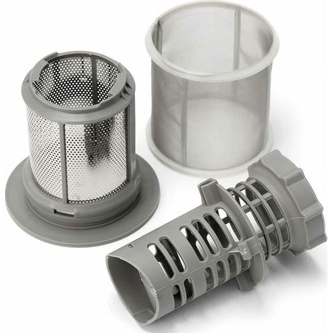 Filtre lave-vaisselle Bosch (métal + tamis fin), compatible Balay/Bosch/Siemens/Neff (1/4)