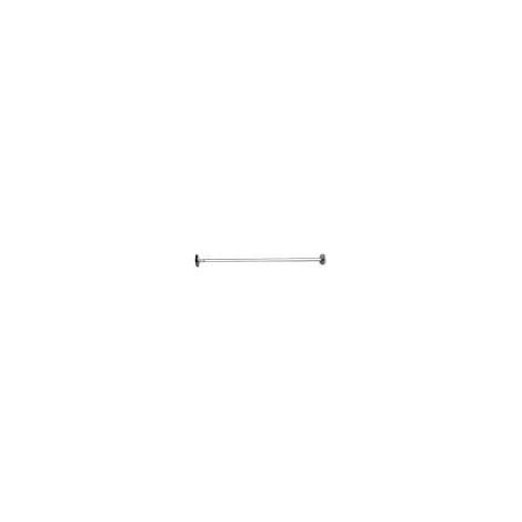 Barre inox extensible de 0,80 à 1,40m pour rideau de douche DELABIE 359 (1/2)
