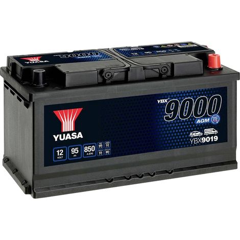 [NEUWERTIG] B-Ware Yuasa Agm Autobatterie Starterbatterie 12 V 95 Ah T1 Start Stop Plus Boot