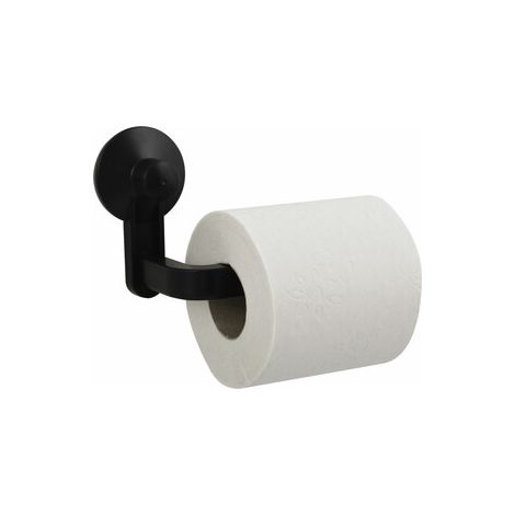 PORTAROLLO /TOALLERO NEGRO MATE DIMENSIONES: 16,4X6,8X9,7CM