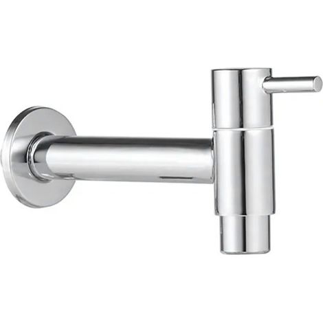 Robinet mural pour machine à laver, en acier inoxydable, avec buse d'eau et bec verseur pour piscine, G1/2 po (1/5)